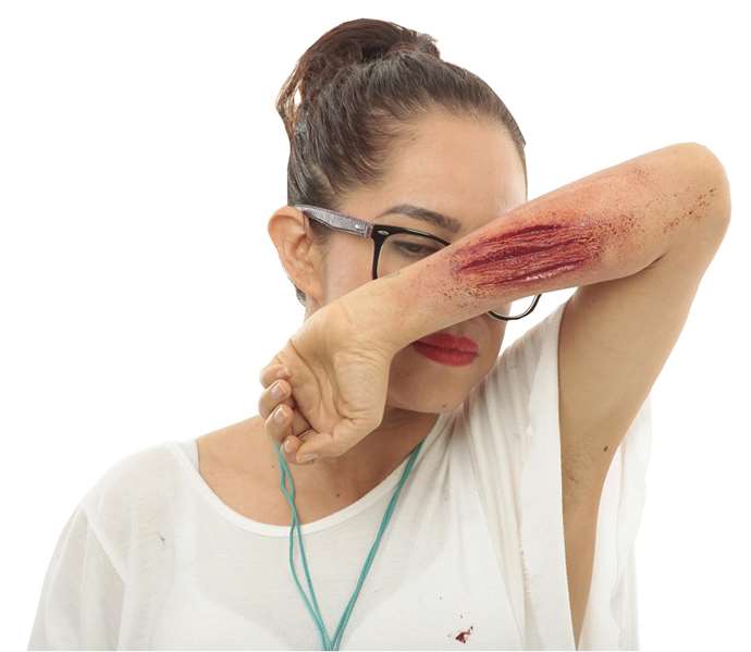 My Other Me Aplicación Látex Acuchillado Talla Única