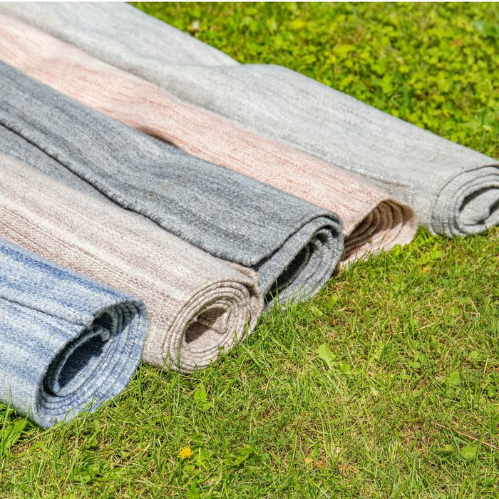Alfombra de Exterior Goa 160 x 230 x 0,5 cm Añil PET