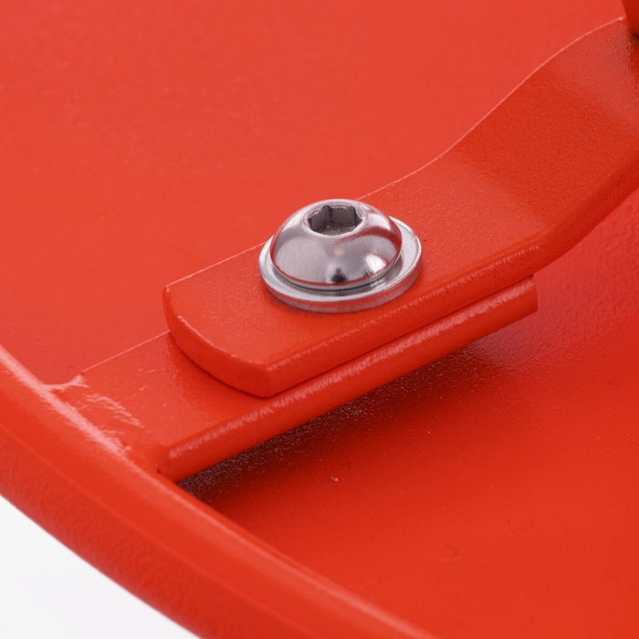 Mesa auxiliar Marzia Rojo Acero 70 x 70 x 40 cm Mesa auxiliar Marzia Rojo Acero 70 x 70 x 40 cm