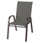 Silla de Jardín Nerea 56 x 68 x 93 cm Marrón Acero