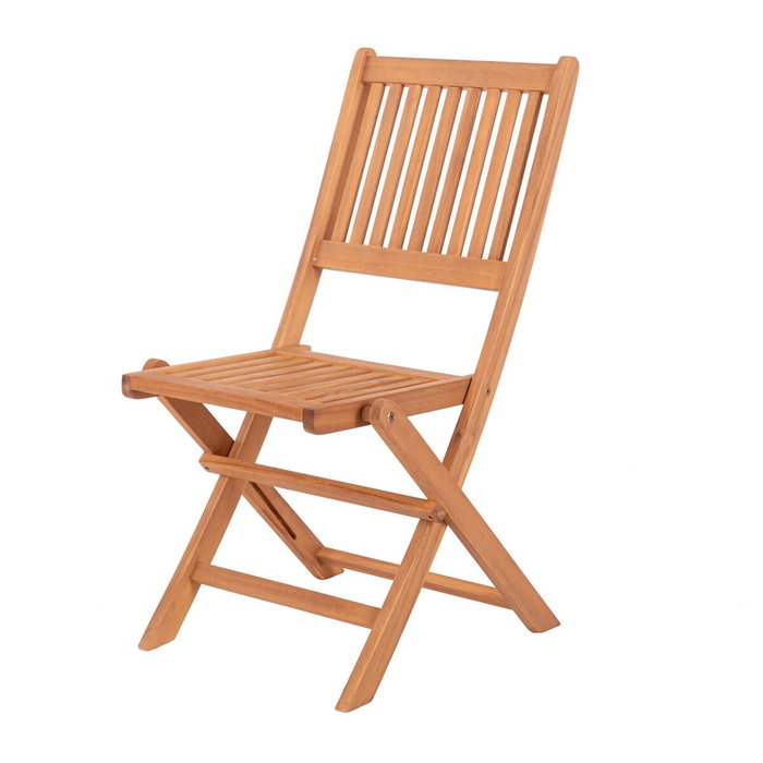 Silla de Jardín Kate 46 x 60 x 88,5 cm Natural Madera de acacia Silla de Jardín Kate 46 x 60 x 88,5 cm Natural Madera de acacia