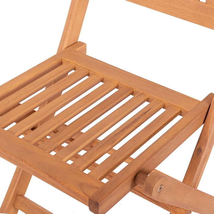 Silla de Jardín Kate 46 x 60 x 88,5 cm Natural Madera de acacia Silla de Jardín Kate 46 x 60 x 88,5 cm Natural Madera de acacia