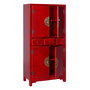 Mueble Auxiliar Rojo 63 X 33 X 131 cm