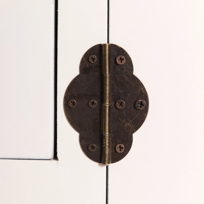 Armario 2 Puertas y 2 Cajones Blanco 55 X 33 X 185 cm