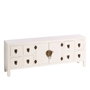 Ixia Mueble de 8 Cajones Blanco 130 x 24 x 50,50 cm