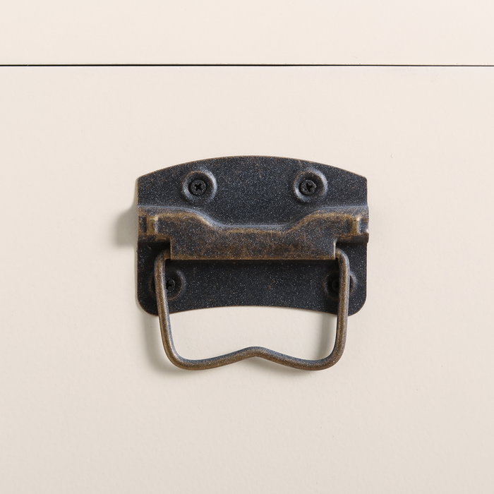 S/2 Baúles Blanco Madera ''Oriente'' 60 X 40 X 42 cm S/2 Baúles Blanco Madera ''Oriente'' 60 X 40 X 42 cm