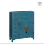 Mueble Auxiliar Azul Dm ''Oriente'' 73 X 26 X 90 cm