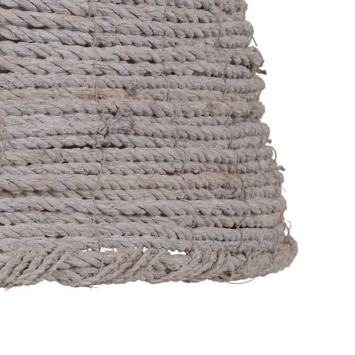Lámpara Techo Blanco 100% Fibra Natural 43 X 43 X 52 cm