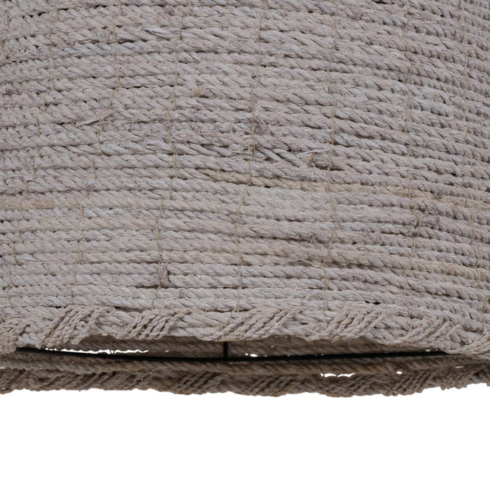 Lámpara Techo Blanco 100% Fibra Natural 43 X 43 X 52 cm
