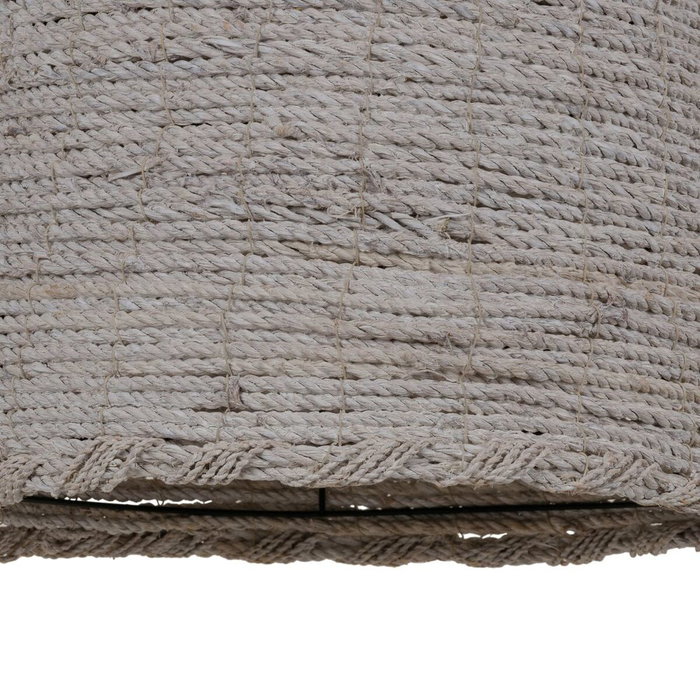 Ixia Lámpara de Techo Blanco Rozado 100% Fibra Natural 43 x 43 x 52 cm Ixia Lámpara de Techo Blanco Rozado 100% Fibra Natural 43 x 43 x 52 cm