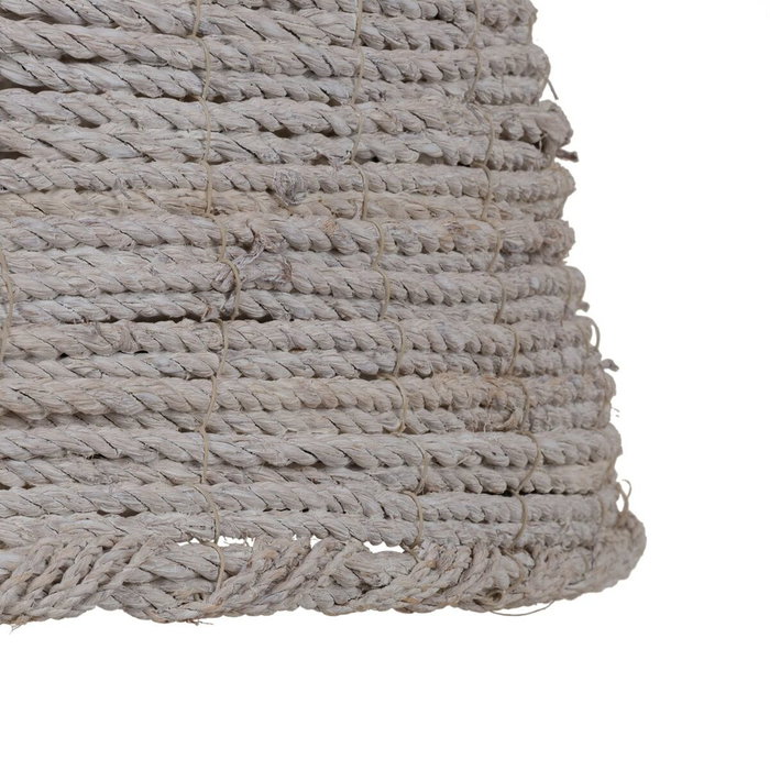 Ixia Lámpara de Techo Blanco Rozado 100% Fibra Natural 43 x 43 x 52 cm Ixia Lámpara de Techo Blanco Rozado 100% Fibra Natural 43 x 43 x 52 cm