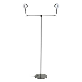 Lámpara de Pie 70 x 70 x 154 cm Negro Acero