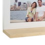 Ixia Mural de pared portafotos blanco madera 46,50 x 7 x 29,50 cm