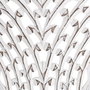 Ixia Espejo Blanco Rozado MDF 90 x 90 cm