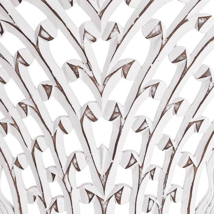 Espejo Blanco Rozado Mdf 90 X 1,50 X 90 cm Espejo Blanco Rozado Mdf 90 X 1,50 X 90 cm