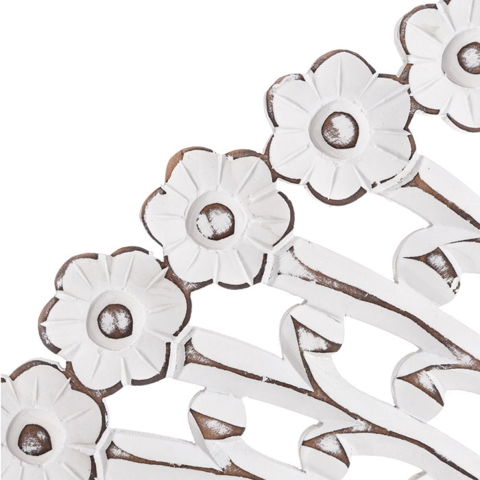 Espejo Blanco Rozado Mdf 90 X 1,50 X 90 cm Espejo Blanco Rozado Mdf 90 X 1,50 X 90 cm