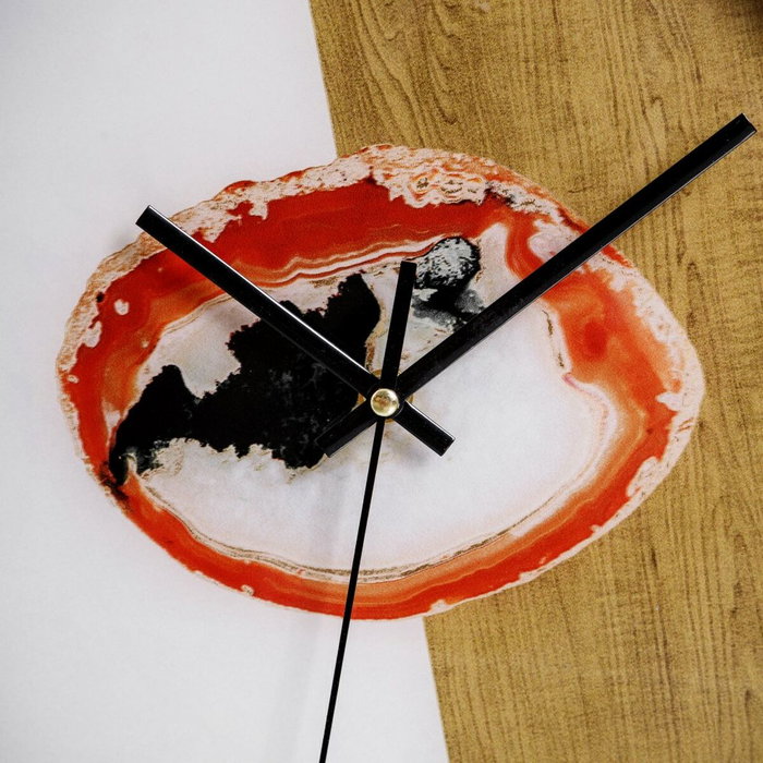 Ixia Reloj Decorativo Oro-Blanco PVC-Cristal Ixia Reloj Decorativo Oro-Blanco PVC-Cristal