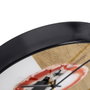 Ixia Reloj Decorativo Oro-Blanco PVC-Cristal