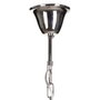 Ixia Lámpara de Techo Plata Metal-Cristal 82 x 82 x 34,30 cm