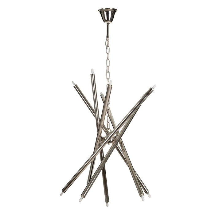 Ixia Lámpara de Techo Plata Metal-Cristal 82 x 82 x 34,30 cm Ixia Lámpara de Techo Plata Metal-Cristal 82 x 82 x 34,30 cm