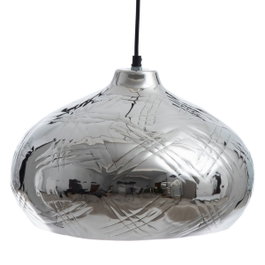 Ixia Lámpara de Techo Decoración Plata Aluminio 34 x 34 x 23 cm