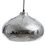 Lámpara Techo Plata Aluminio Decoración 34 X 34 X 23 cm