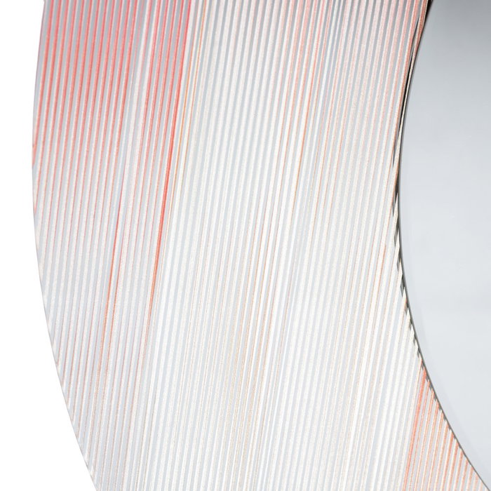 Espejo Rojo-Azul Cristal Decoración 80 X 80 cm