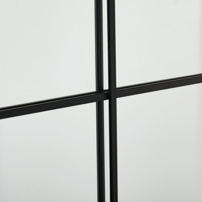 Espejo Ventana Metal-Cristal Decoración 90 X 3 X 120 cm