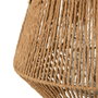 Farol 33 x 33 x 27 cm Portavelas Natural Fibra natural