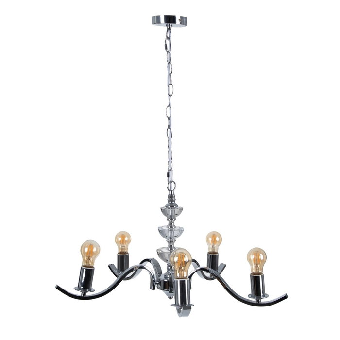 Ixia Lámpara de Techo Plata Metal-Cristal Ixia Lámpara de Techo Plata Metal-Cristal