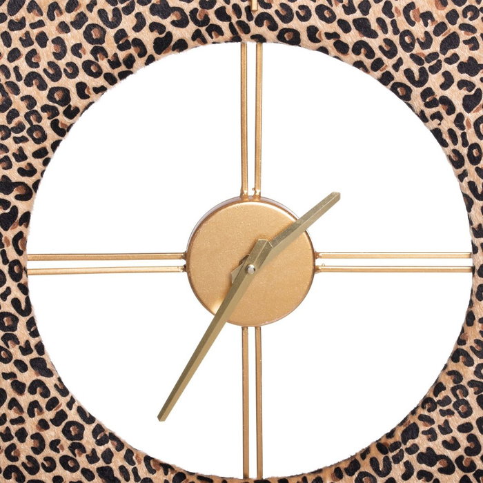 Ixia Reloj Leopardo Tejido-Metal Decoración 48 x 3,50 x 48 cm Ixia Reloj Leopardo Tejido-Metal Decoración 48 x 3,50 x 48 cm