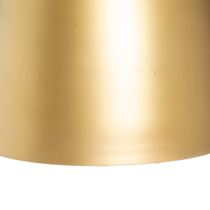 Lámpara Techo Oro Madera-Hierro 21 X 21 X 37 cm