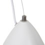 Ixia Lámpara de Techo Blanco de Aluminio 20 x 20 x 30 cm