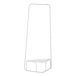 Ixia Perchero Esquinero Blanco Metal 81 x 38 x 182 cm