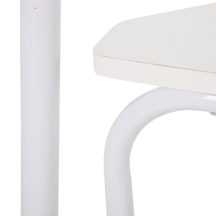 Ixia Perchero Esquinero Blanco Metal 81 x 38 x 182 cm