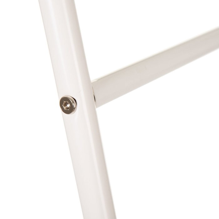Ixia Perchero de Pared Blanco de Metal 60 x 25 x 155 cm Ixia Perchero de Pared Blanco de Metal 60 x 25 x 155 cm