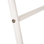 Ixia Perchero de Pared Blanco de Metal 60 x 25 x 155 cm