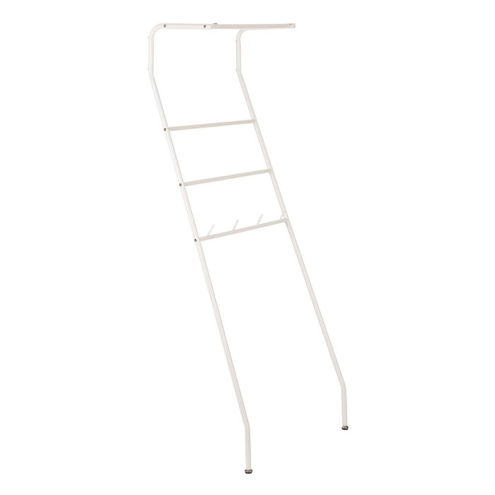 Ixia Perchero de Pared Blanco de Metal 60 x 25 x 155 cm Ixia Perchero de Pared Blanco de Metal 60 x 25 x 155 cm