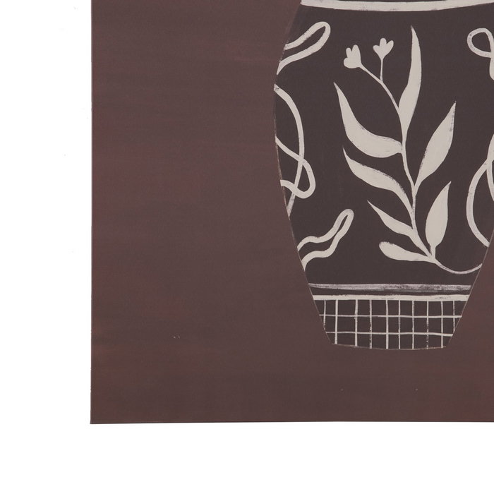 Cuadro Impresión Jarrón-Flores Lienzo 80 X 3,80 X 120 cm