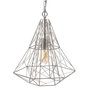 Ixia Lámpara de Techo Plata Metal 35 x 35 x 45 cm