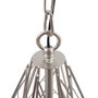 Ixia Lámpara de Techo Plata Metal 35 x 35 x 45 cm