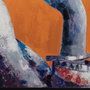 Ixia Pintura Africana sobre Lienzo Decoración 75 x 3,50 x 100 cm