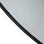 Ixia Espejo Negro Aluminio-Cristal 120 x 4 x 120 cm