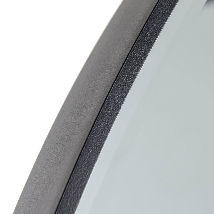 Ixia Espejo Negro Aluminio-Cristal 120 x 4 x 120 cm