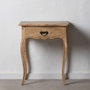Ixia Mesita de Dormitorio Mindi Madera Natural 58 x 43 x 70 cm