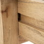 Ixia Mesita de Dormitorio Mindi Madera Natural 58 x 43 x 70 cm