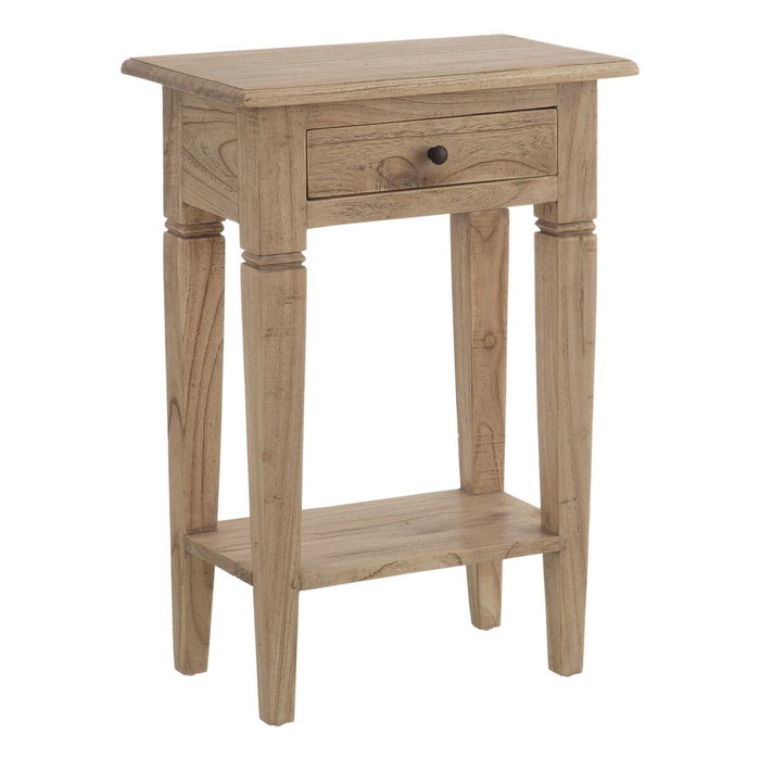 Ixia Mesita Natural Madera Mindi Dormitorio 50 x 32 x 72 cm Ixia Mesita Natural Madera Mindi Dormitorio 50 x 32 x 72 cm