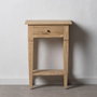 Ixia Mesita Natural Madera Mindi Dormitorio 50 x 32 x 72 cm