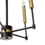Ixia Lámpara de Techo Oro-Negro Metal