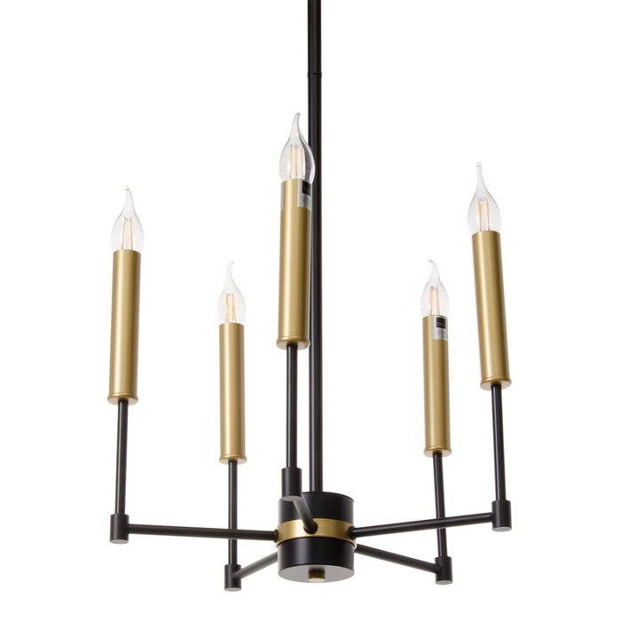 Ixia Lámpara de Techo Oro-Negro Metal